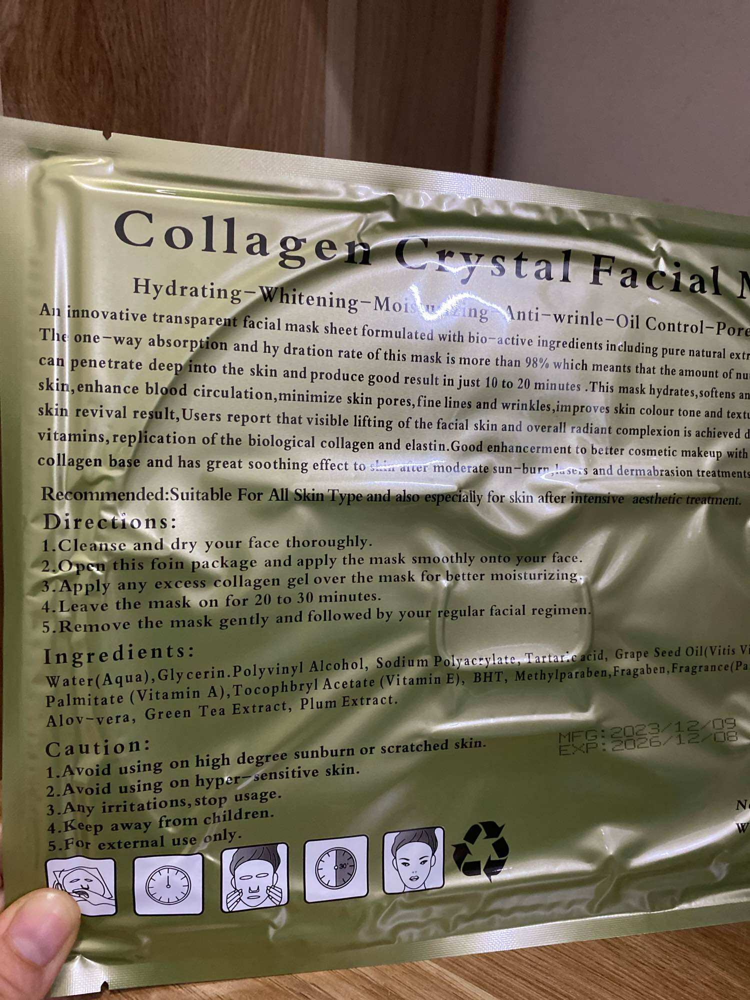 Mặt nạ Collagen - Đắp dưỡng da sáng mịn