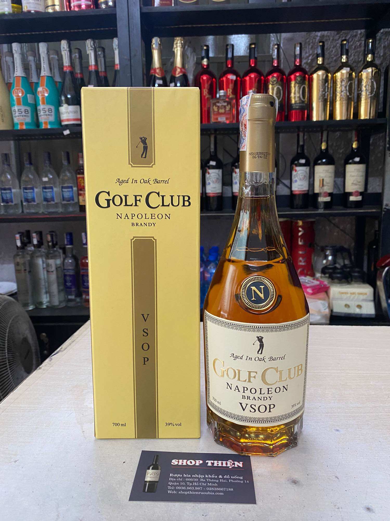 GOLF CLUB Napoleon Brandy 39% 700ml