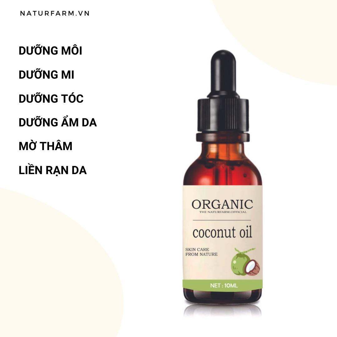 Dầu dừa tinh khiết 100% nguyên chất hữu cơ 15ml