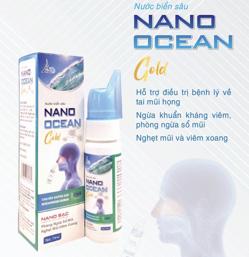 Nước biển sâu Nano ocean gold