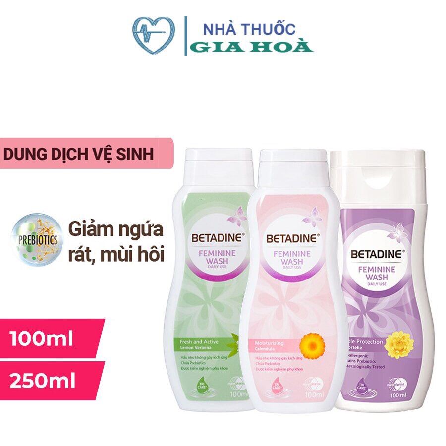 Dung Dịch Vệ Sinh Phụ Nữ Betadine 100ml 250ml
