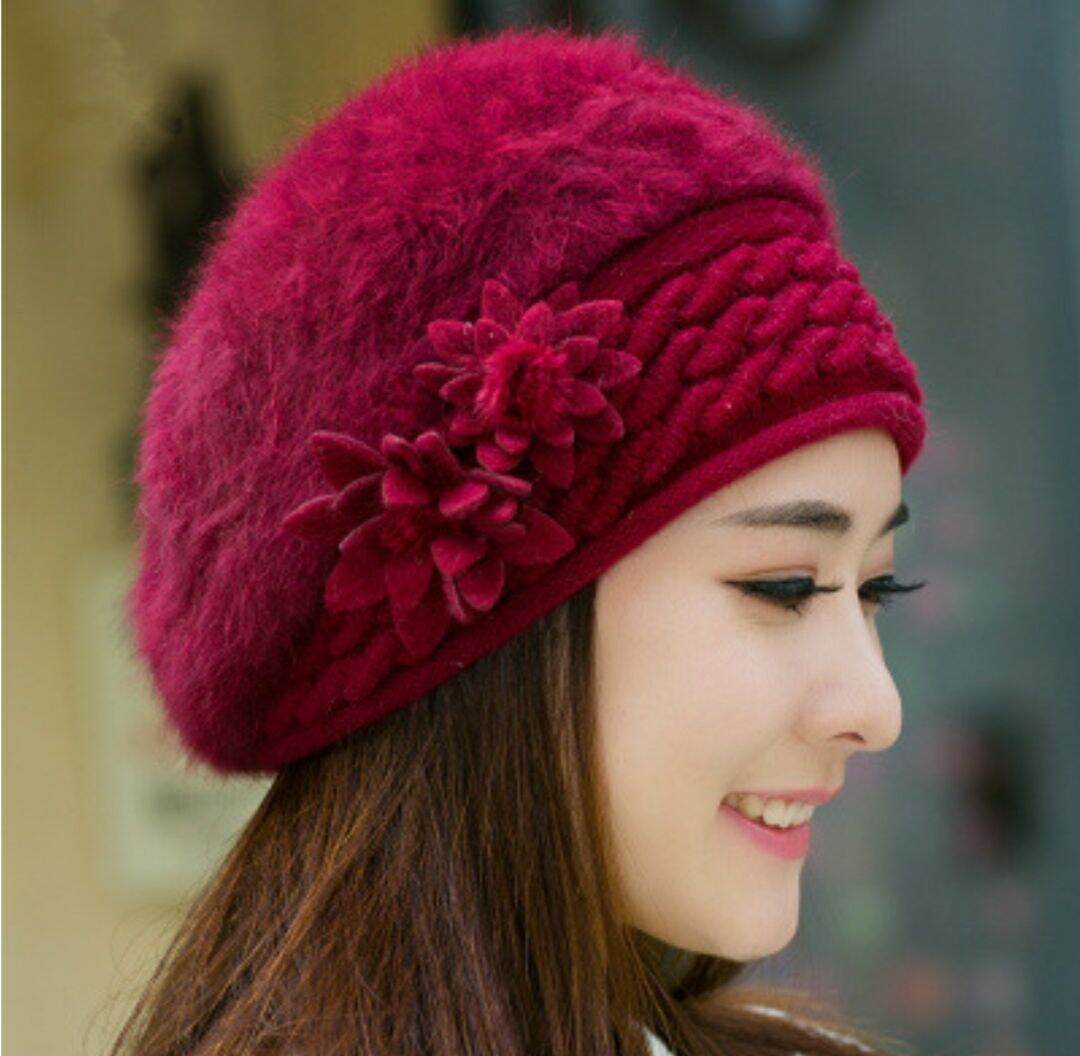 Nón mũ len beret nữ thời trang Hàn Quốc