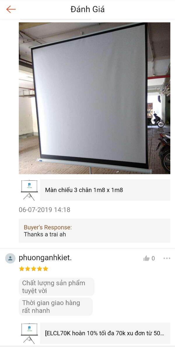 Màn chiếu 3 chân 120inch 2m13 x 2m13