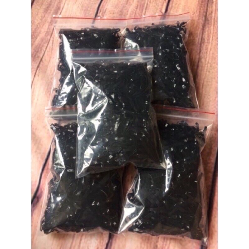 Túi 100g (1 Lạng) Thun tóc Nhiều Màu, Lớn nhỏ tuỳ chọn(Hình thật)