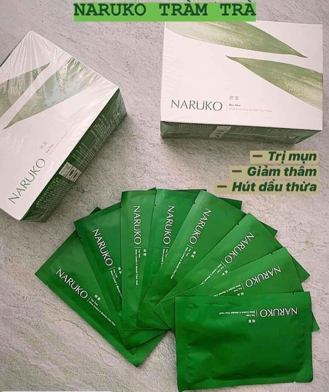 Hộp mặt nạ Tràm Trà Naruko 8 miếng