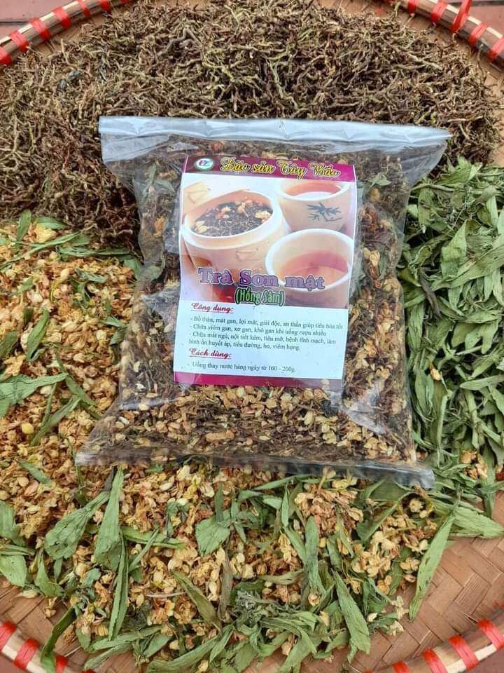 500gr trà sơn mật hồng sâm loại ngon