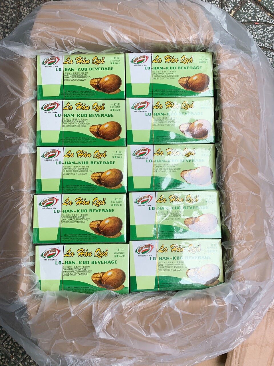 5 Hộp La Hán Quả 170gr (Hán Linh)