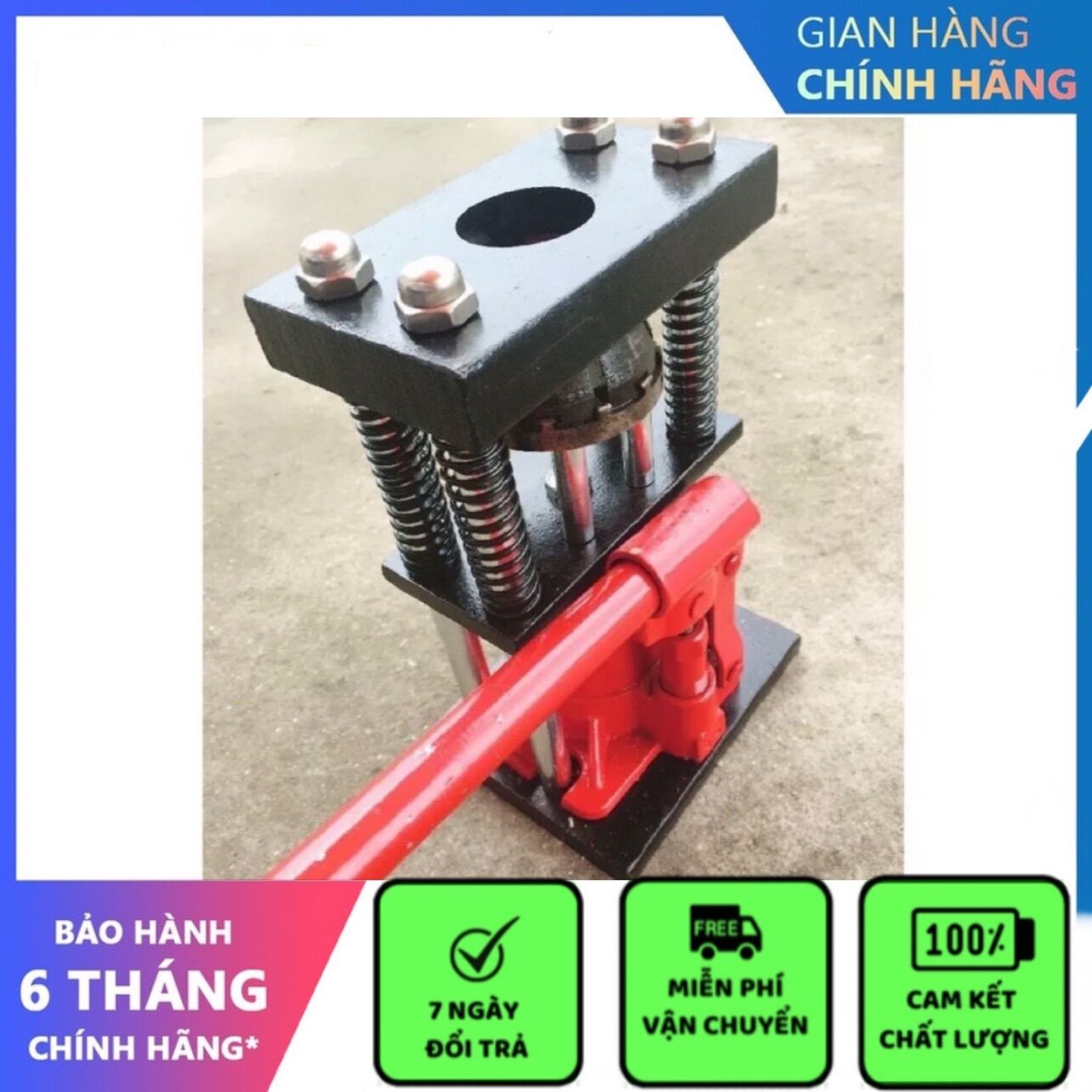 Máy Bấm Đầu Cốt Dây Phi 8.5mm - 14mm. Máy Ép Dây Thuỷ Lực [ Tặng Kèm 5 Bộ Đầu Ép Cốt ]