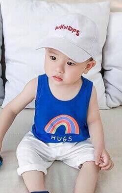 Áo thun ba lỗ Minky Mom bé trai bé gái
