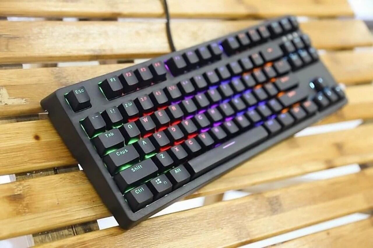 Bàn phím cơ E-Dra EK3104 red Switch led RGB