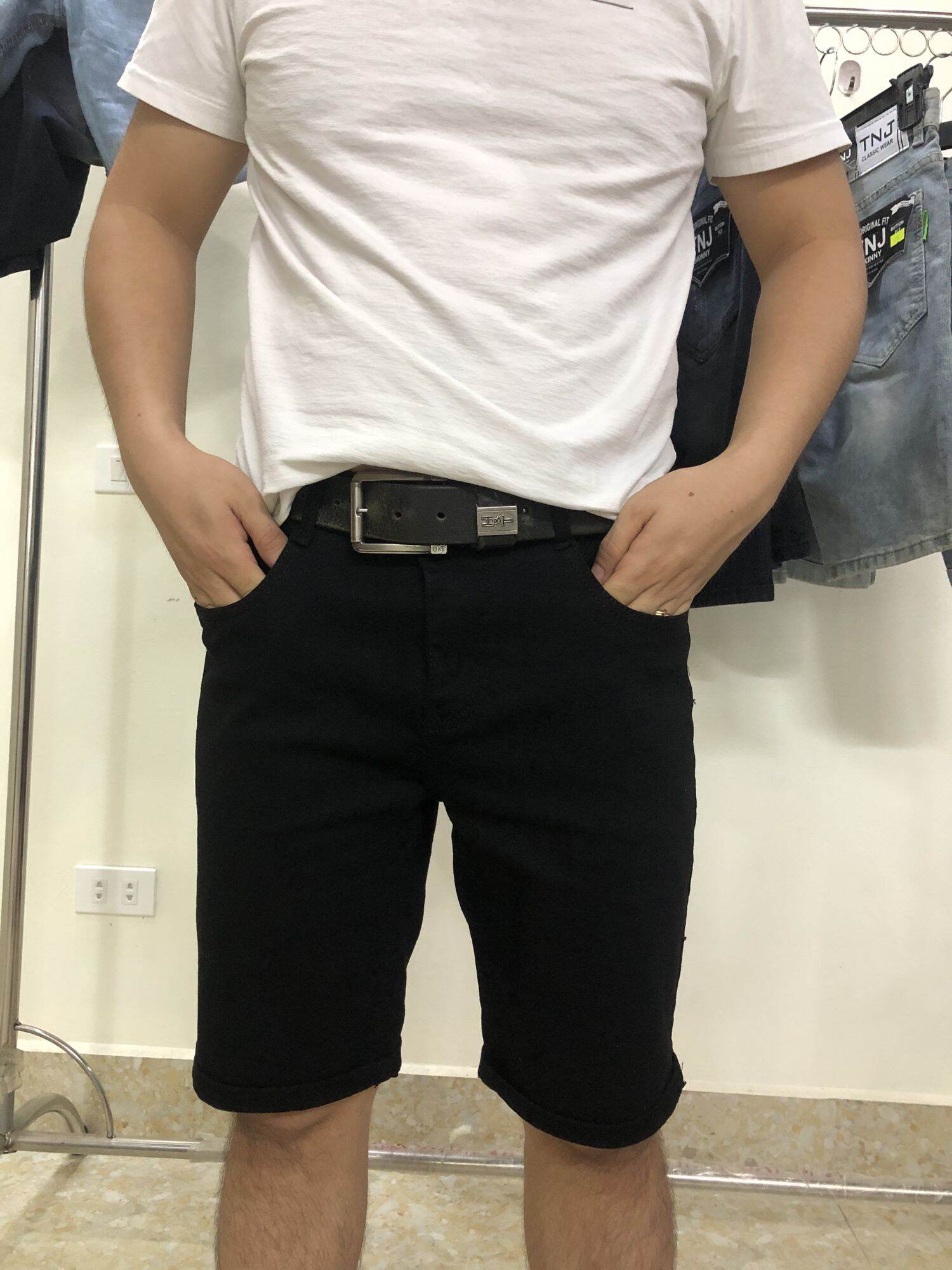 Quần short jean nam co dãn Mã 225