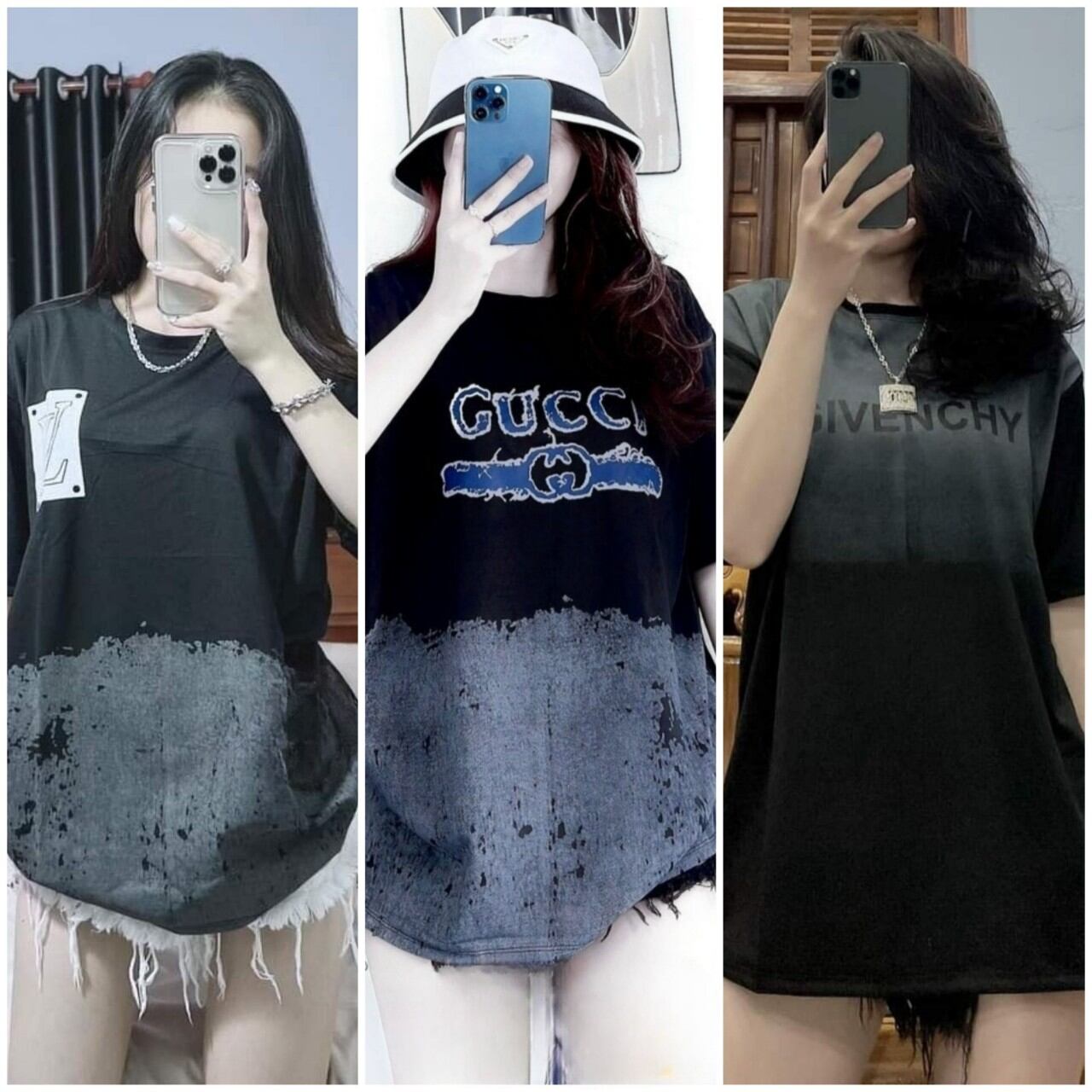 Áo thun form rộng trùm mông freesize 40-65kg , chất cotton mặc mềm