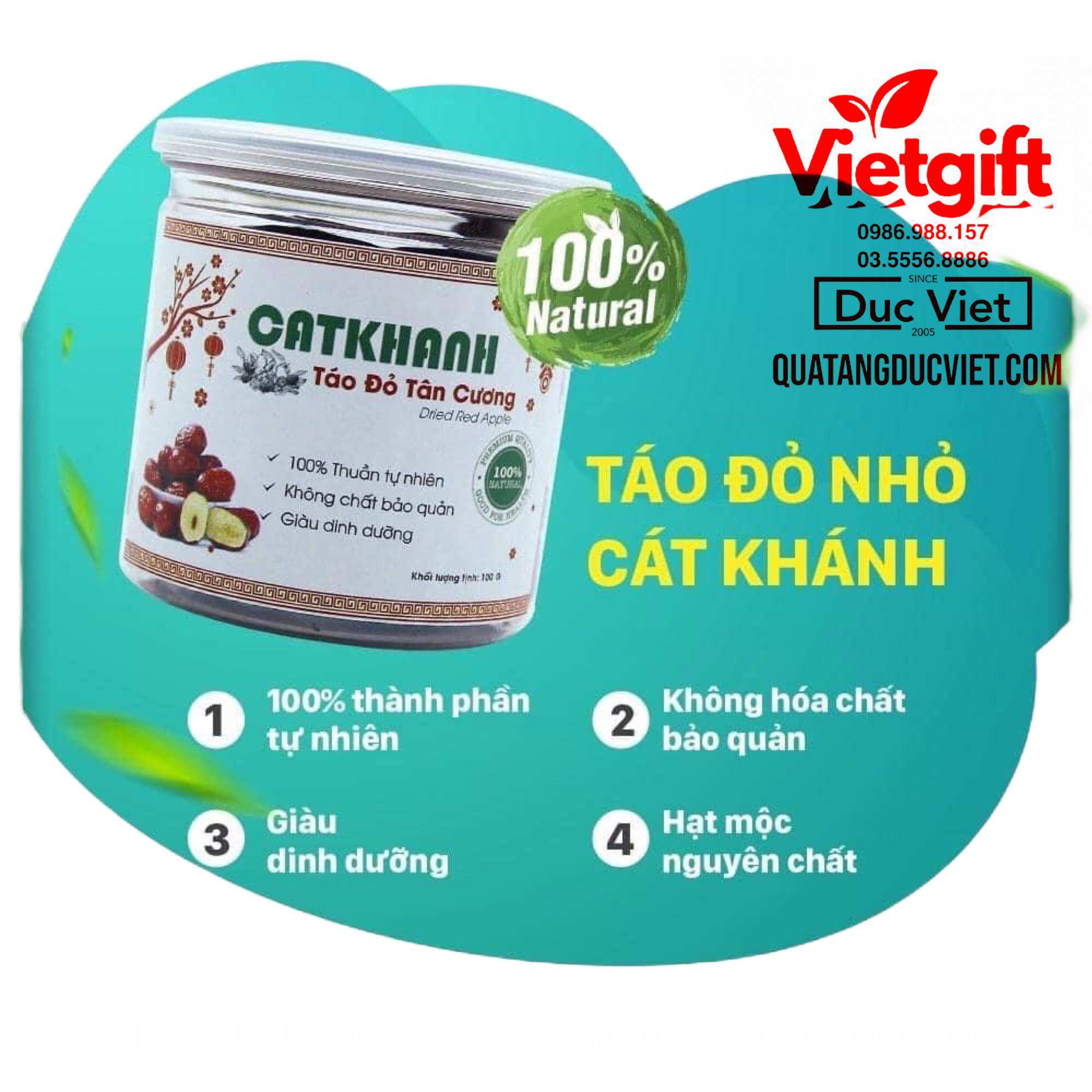 Trái cây sấy 200 Gram Cát Khánh lon pet