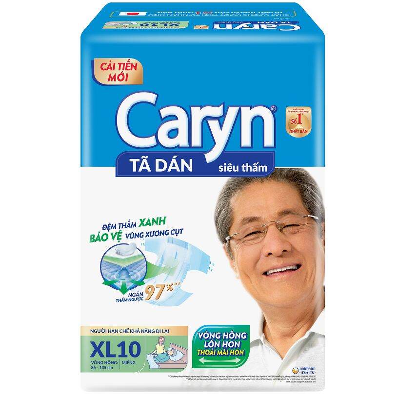 Tã dán người lớn Caryn M10, ML10, XL10