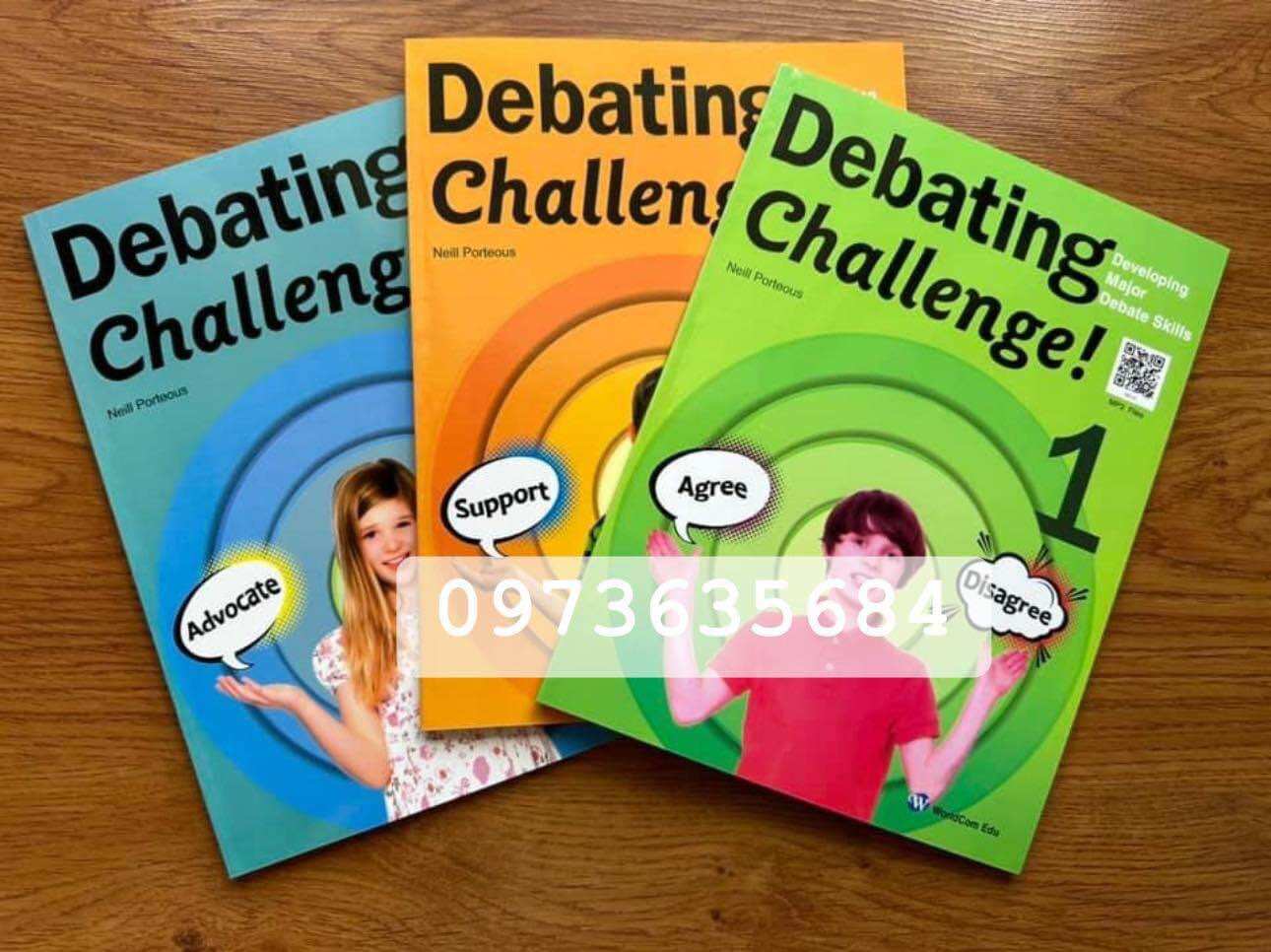 Bộ nhập khẩu - debating challenge 3q - tặng mp3 & answer key