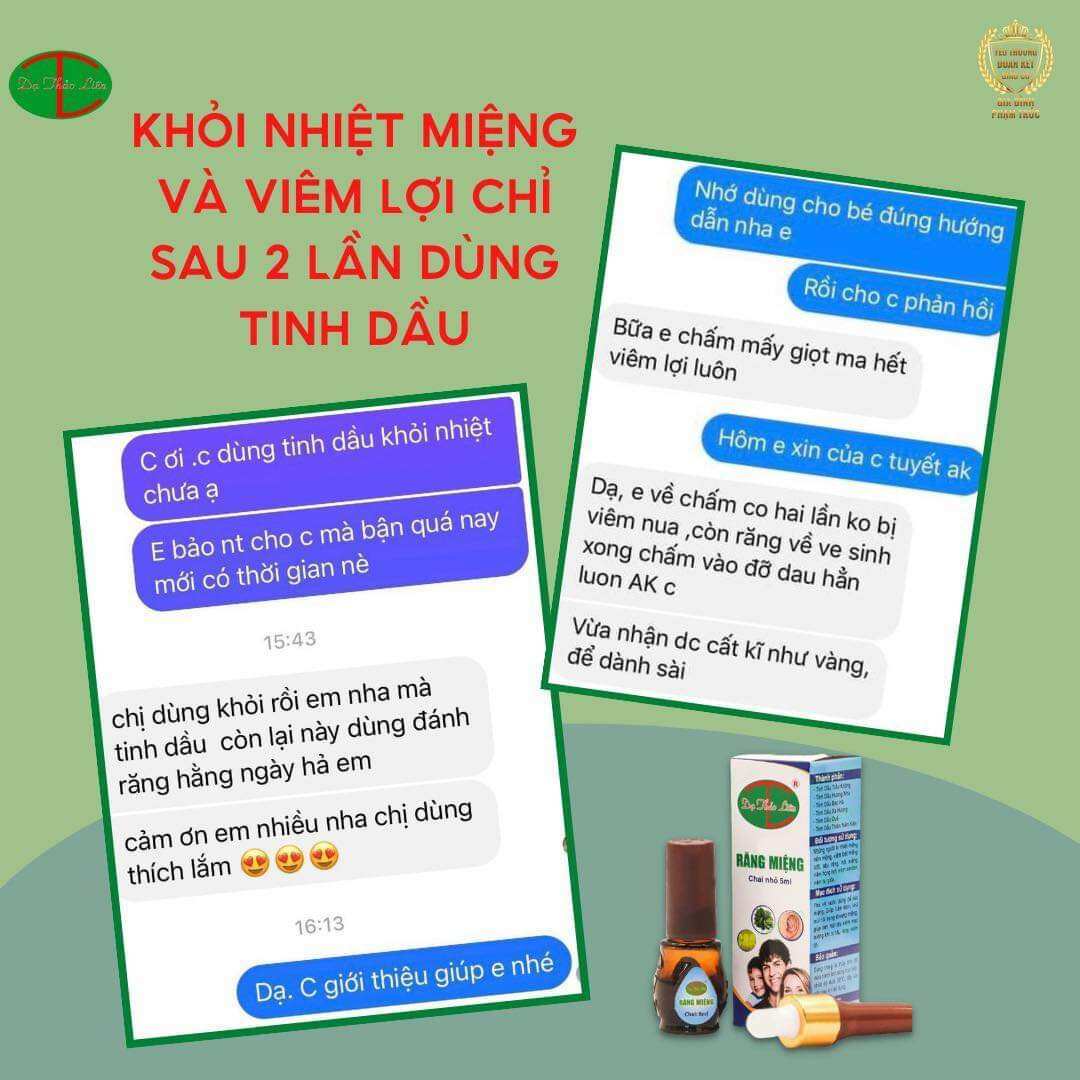 Tinh dầu răng miệng Dạ Thảo Liên 5ml