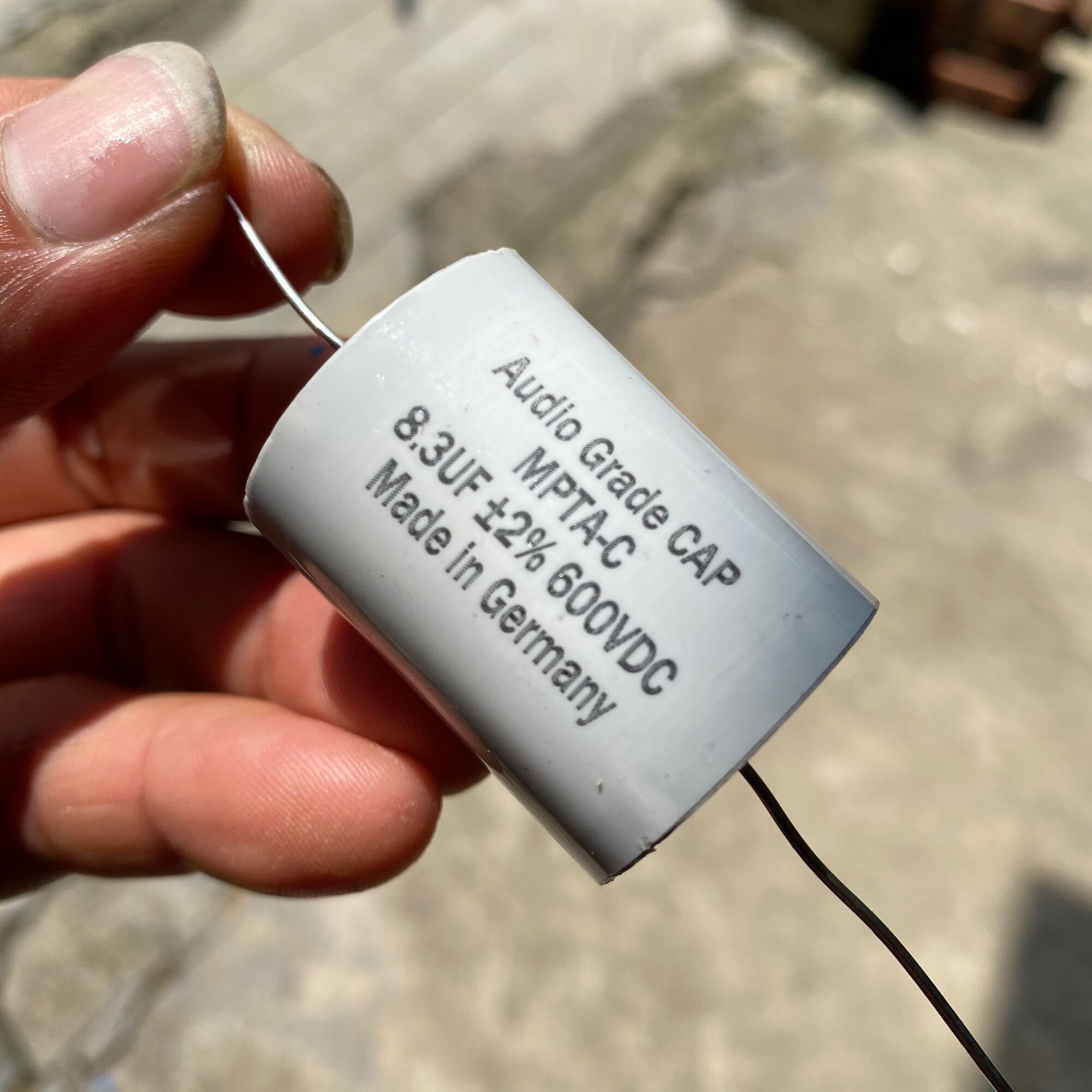 Tụ đức Audio Grade Cap 8.3UF 600VDC
