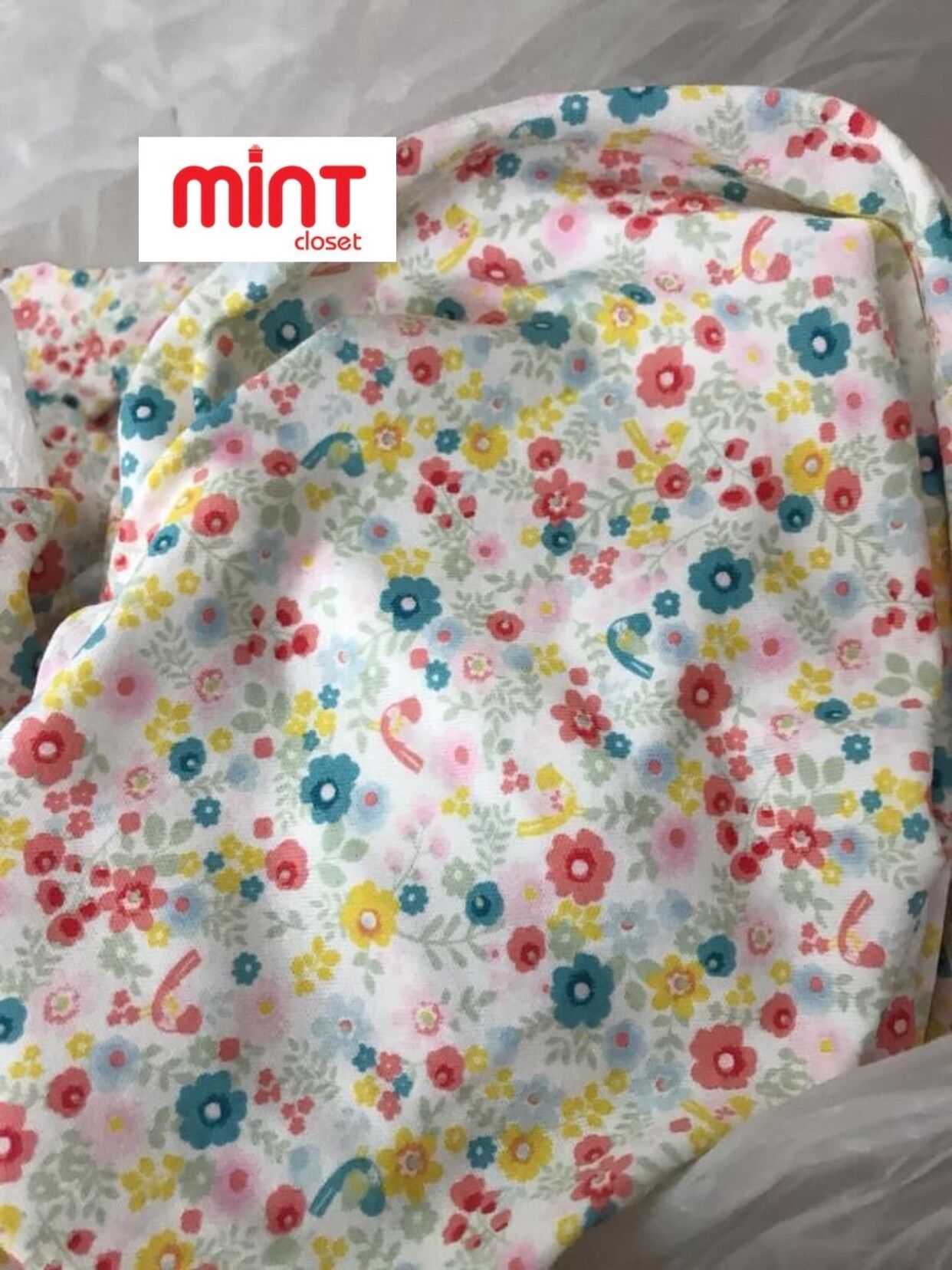 Vải cotton may đồ cho bé Hàn Quốc
