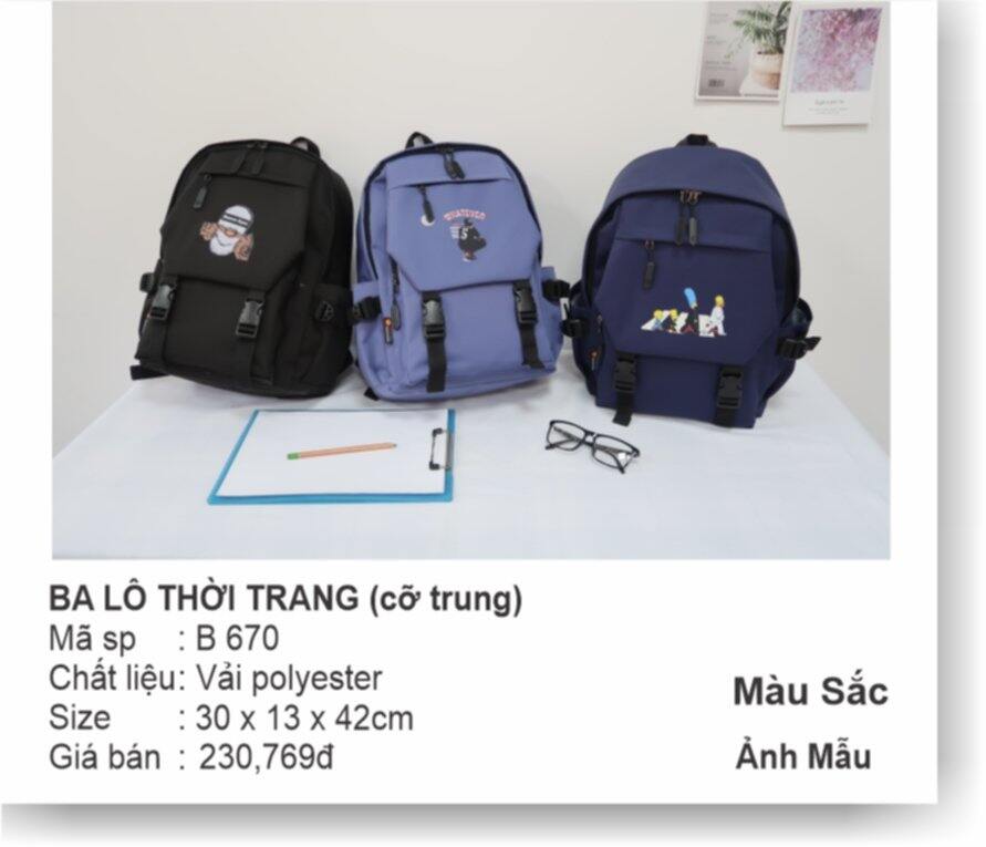 Balo thời trang Thủ Đô Vàng --- Mã SP B 570,670,970