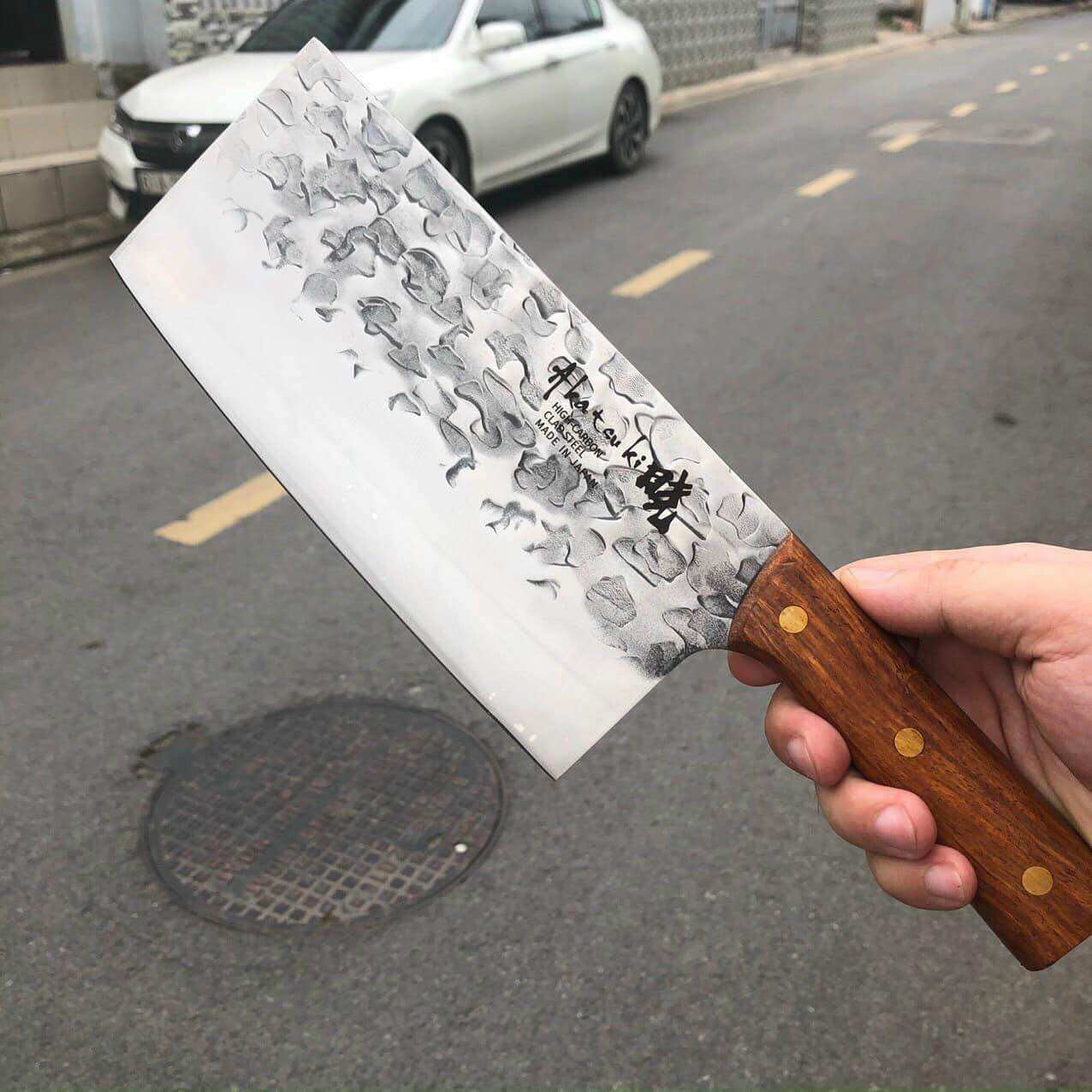 Dao chặt Akatsuki 530g, chuyên chặt gà vịt