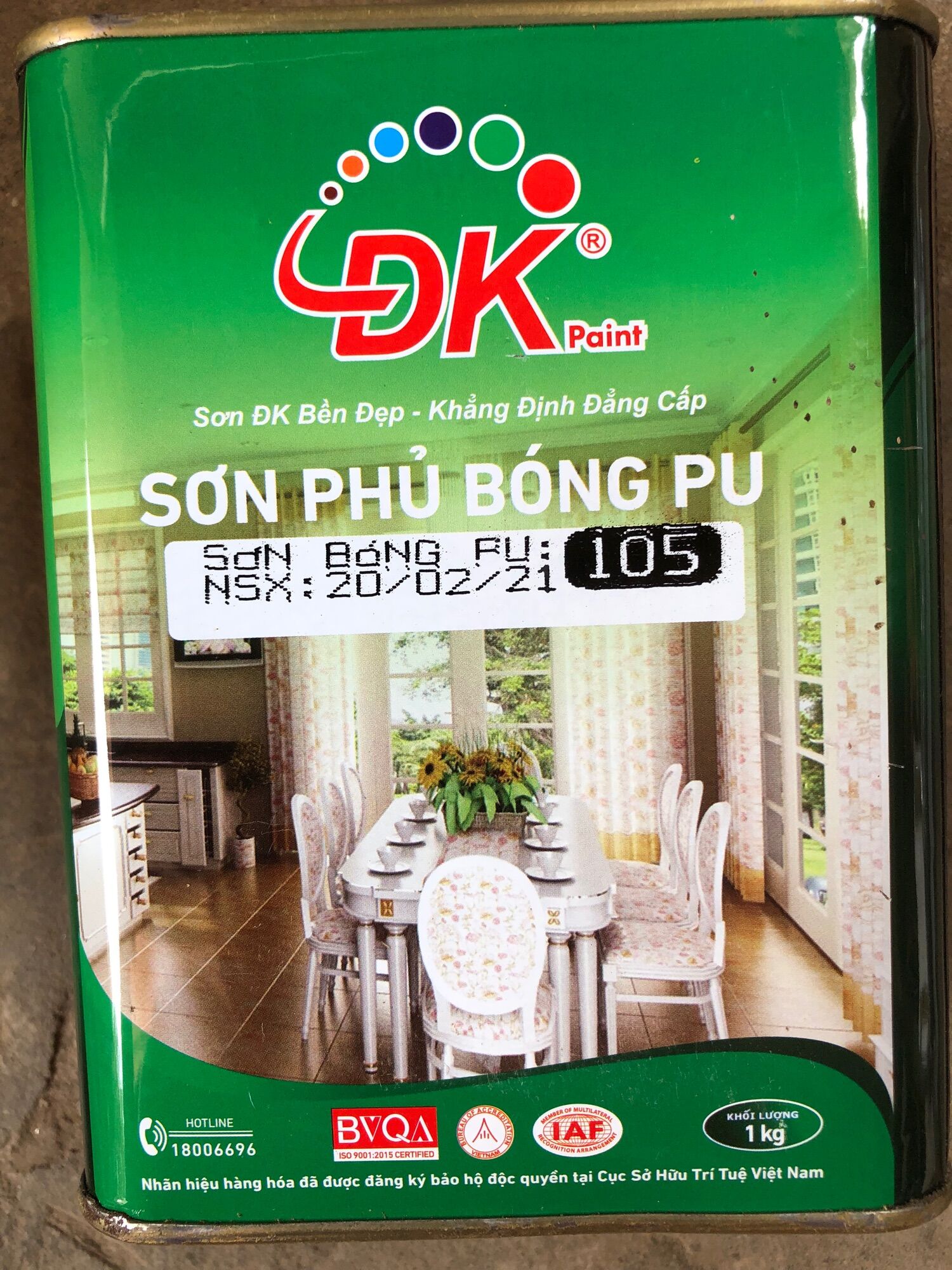 Sơn PU Đại Kiều, Sơn phủ bóng PU