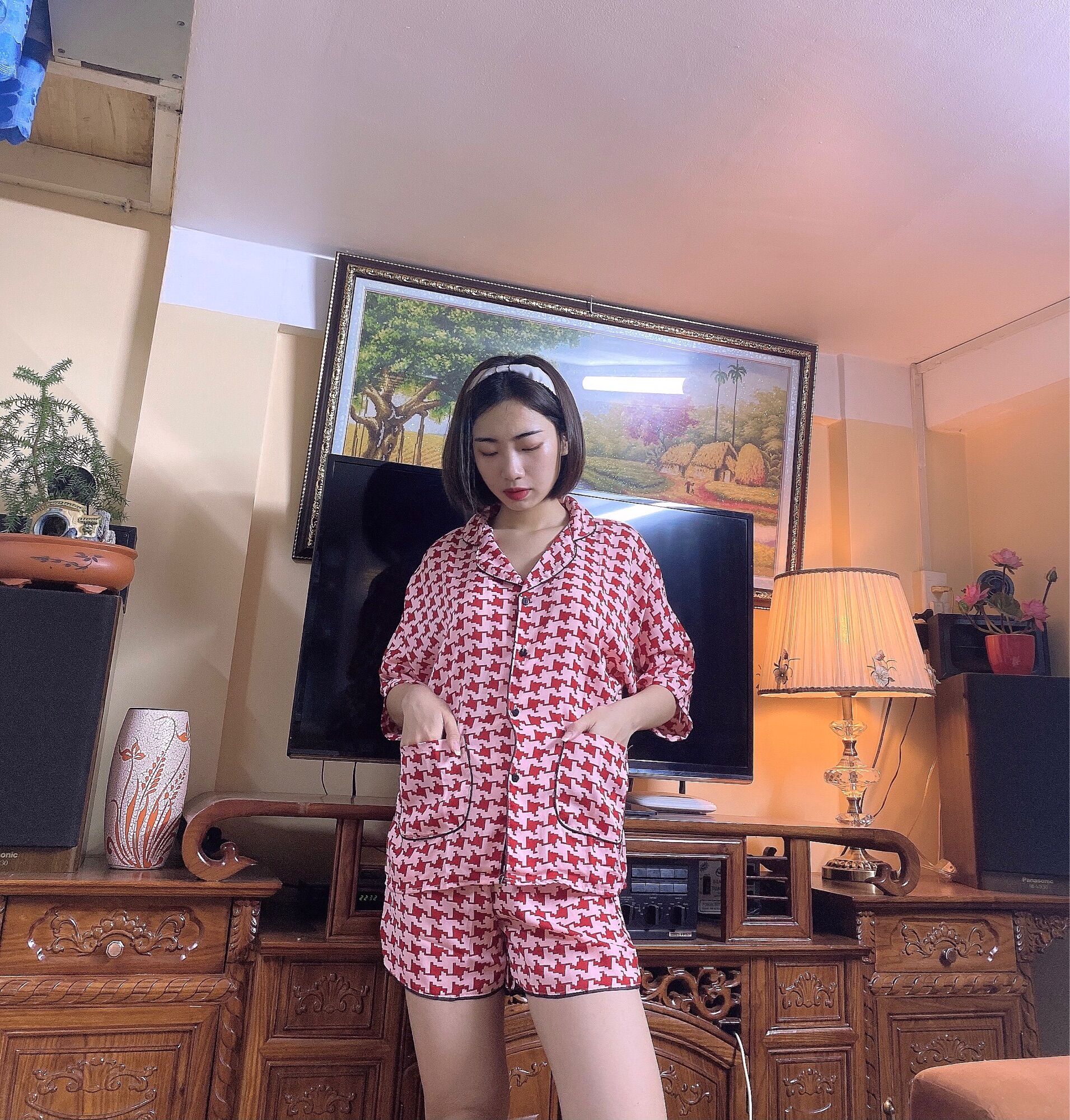 (Giá huỷ diệt)  XẢ HÀNG COMPO BỘ ĐÙI CÁNH RƠI lụa Mango mềm mát mịn