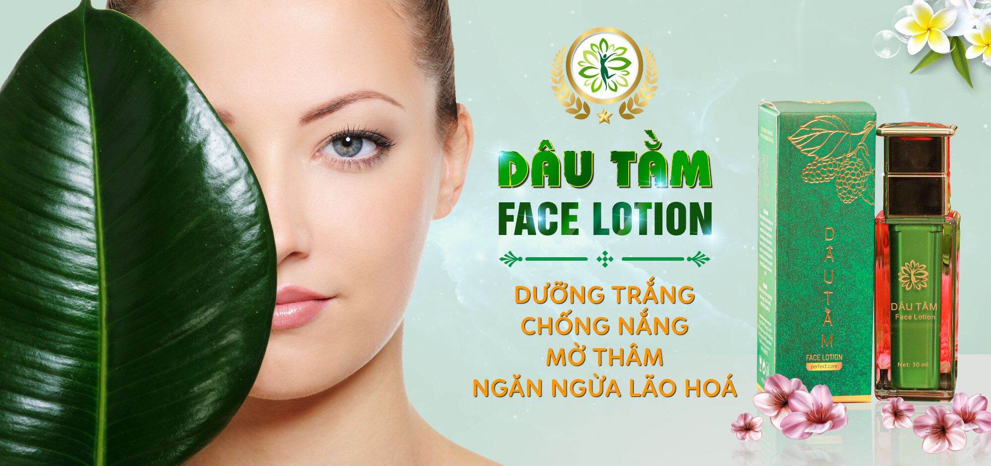 Kem Face dâu tằm Lotion Lan Chi - SPF 50+ / PA ++; dưỡng ẩm da, sáng da, chống nắng , bảo vệ da khỏi tác hại của ánh mặt trời và môi trường, làm mờ các vết thâm , nám , tàn nhang