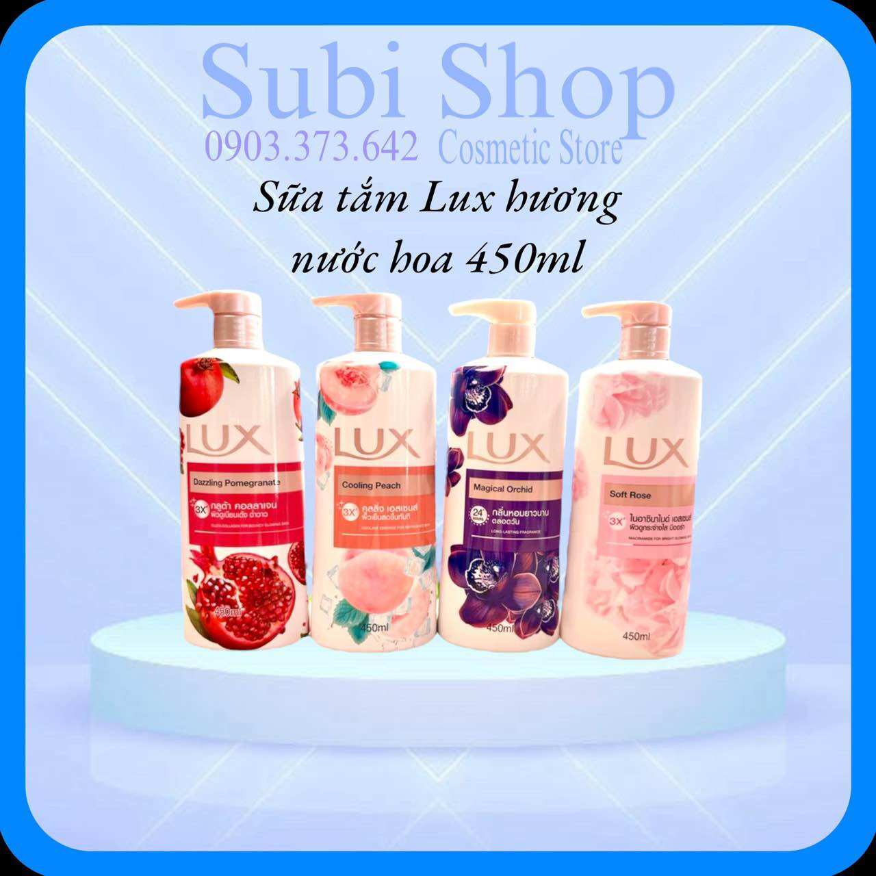 Sữa tắm lux thái lan 450ml