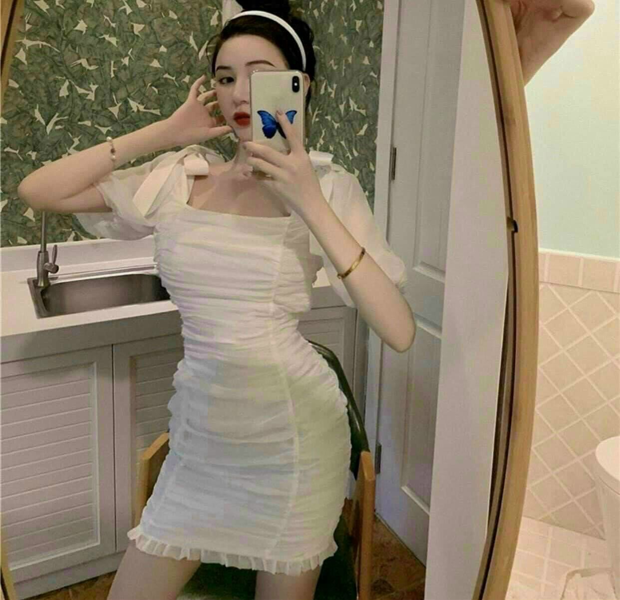 Đầm nhún body