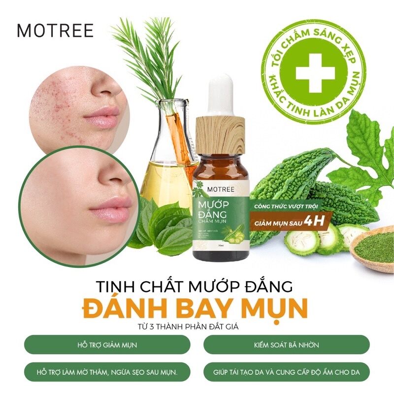 Serum chấm mụn mướp đắng Motree