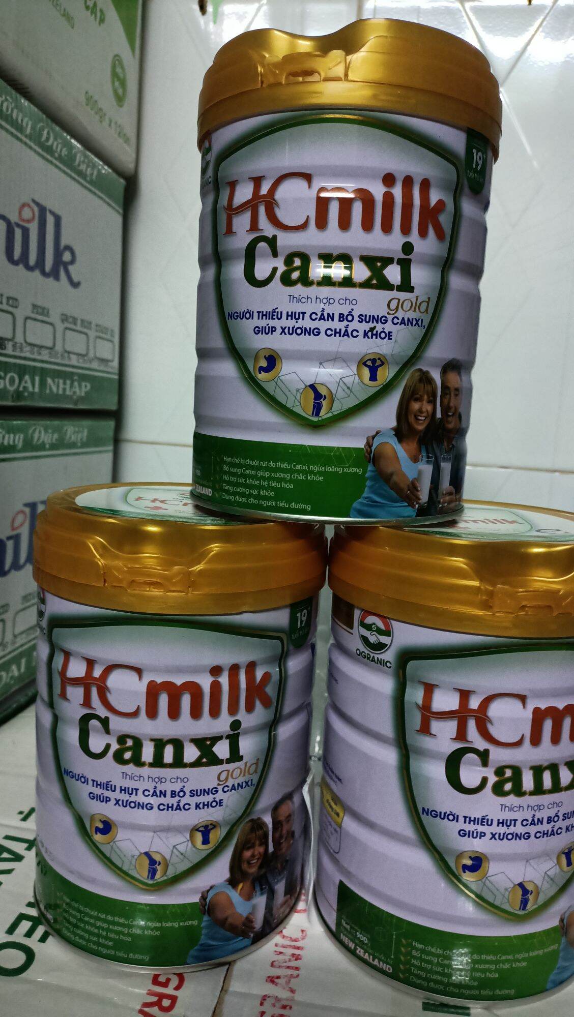 Sữa hc milk hi_ canxi 900g