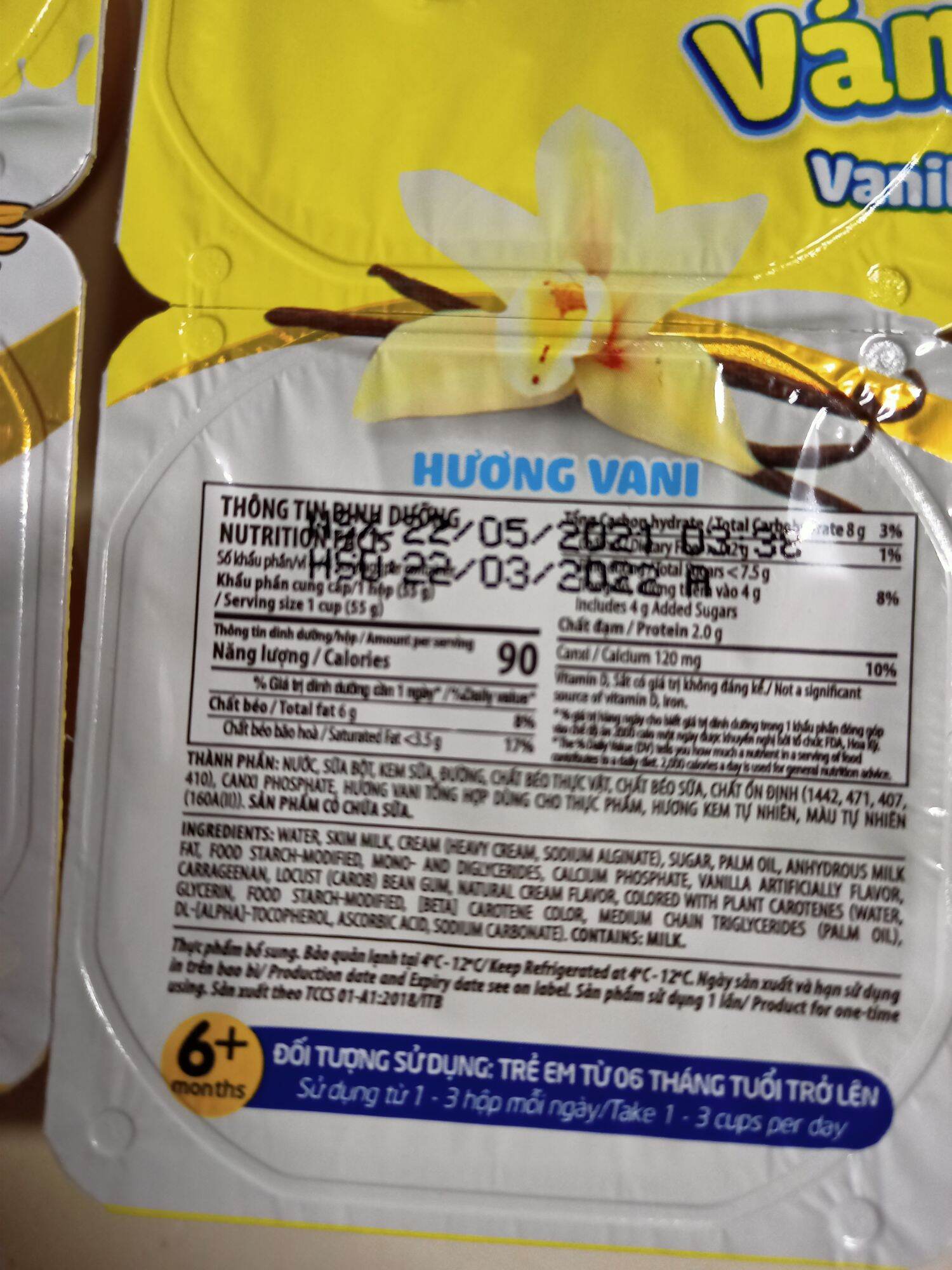 24 HỘP Váng sữa Hoff  VỊ VANI