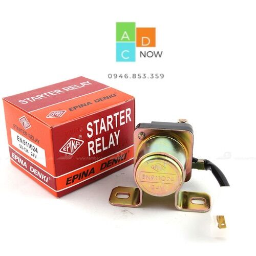 Rơ le đề loại nhỏ epina denki thái lan ss112 / en-911012, ss124 / en-911024 starter relay