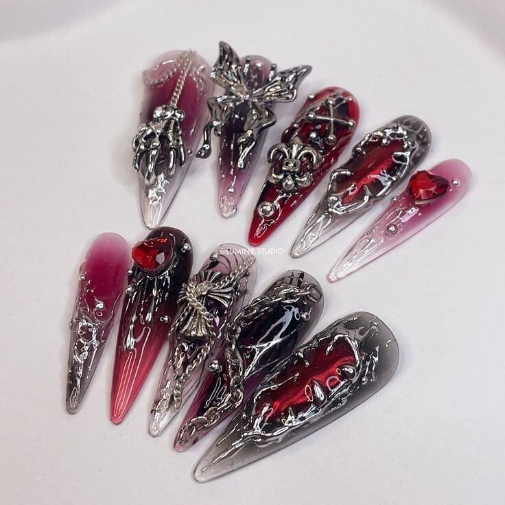 Nailbox thiết kế, from thang , Nail Halloween 64