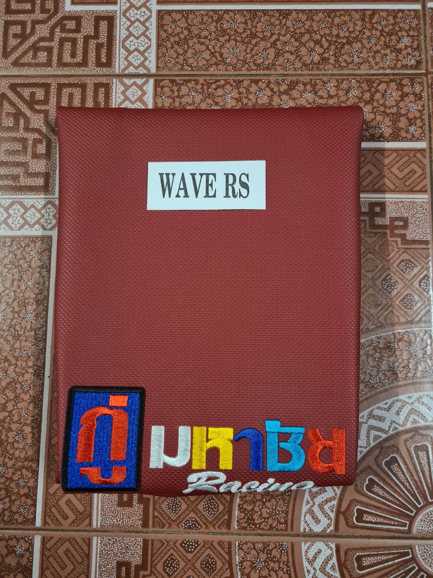 Áo yên wave rs màu đỏ chữ thiêu thái