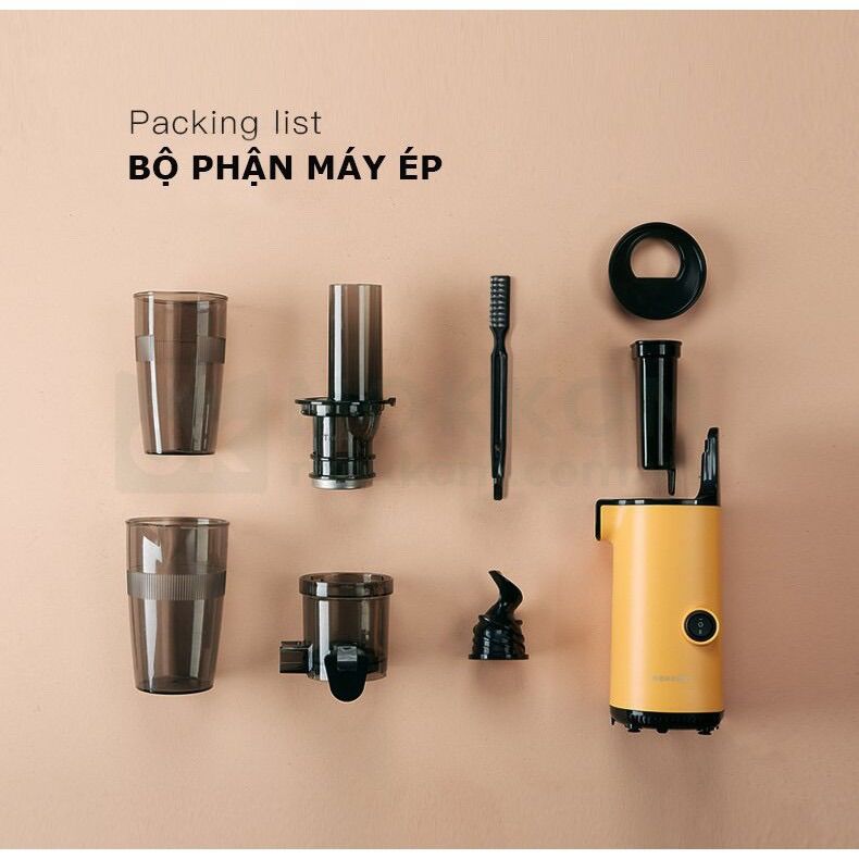 Máy ép chậm MOKKOM mini chính hãng bảo hành 12 tháng