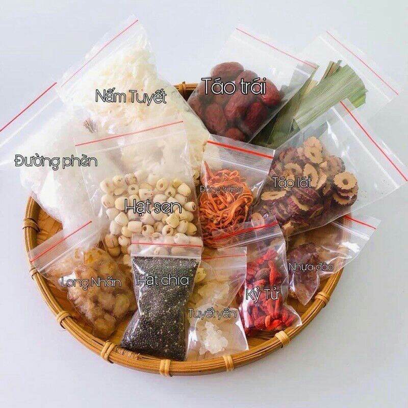 Set chè dưỡng nhan 12 vị 400g
