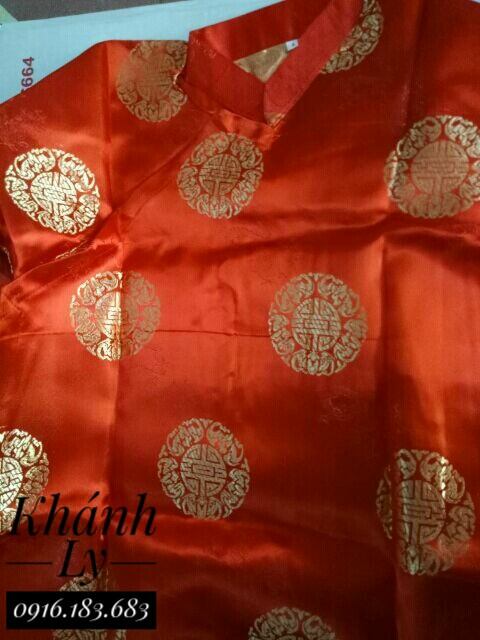 Combo Áo Dài Lễ & Mừng Thọ Gấm Silk Cao Cấp KHÁNH LY- Trang Phục Nghi Lễ Truyền Thống Sang Trọng