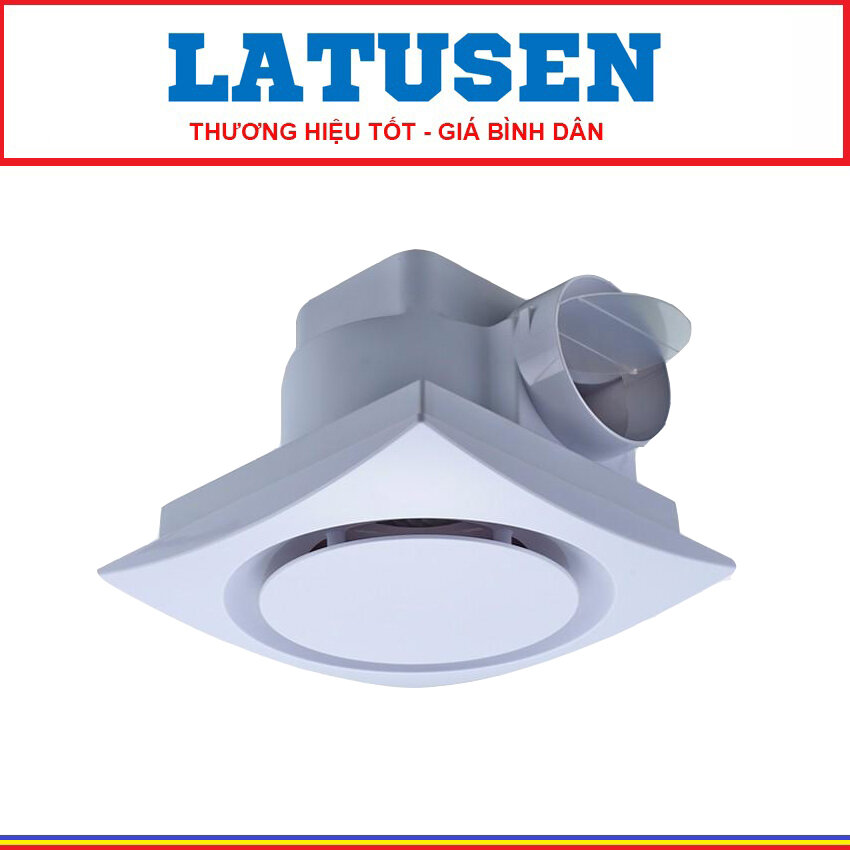 Quạt thông gió hút mùi âm trần mặt phẳng cho phòng vệ sinh, phòng ngủ LAVFILL LFCV-16D, LFCV-12D với bề mặt 250x250mm và 300x300mm