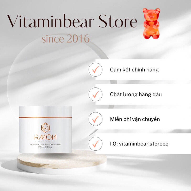 Kem dưỡng trắng body tế bào gốc Rmon Derma