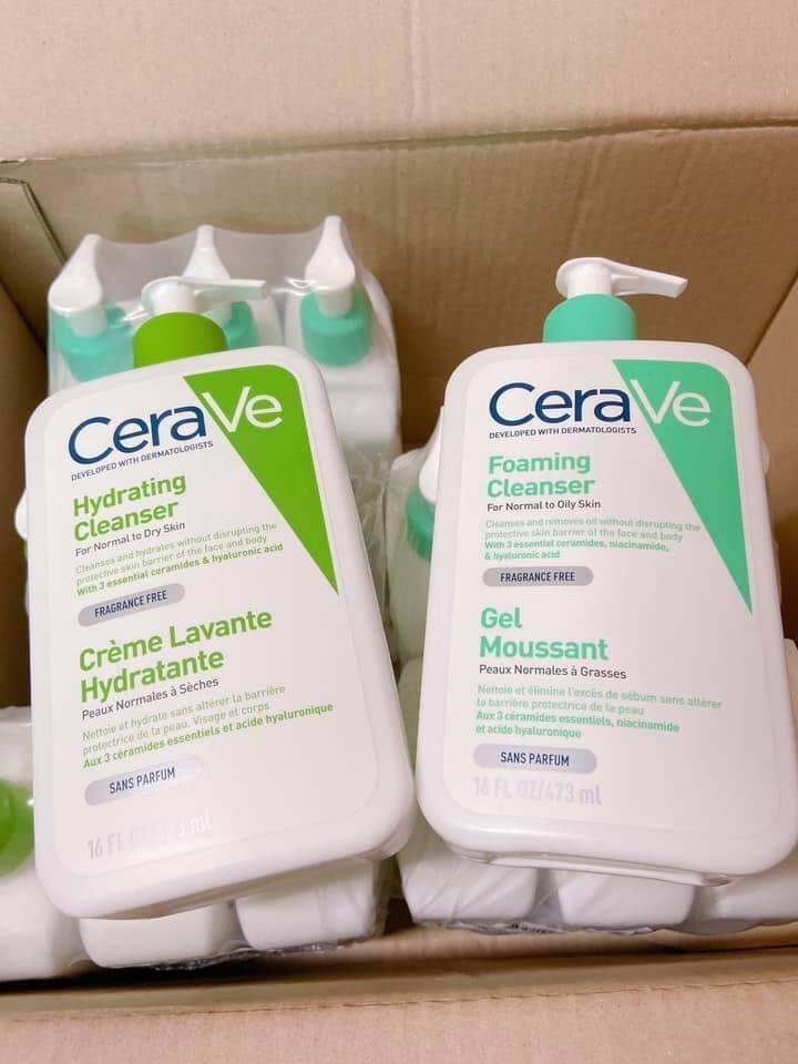 Sữa rửa mặt Cerave bản Pháp 473ml