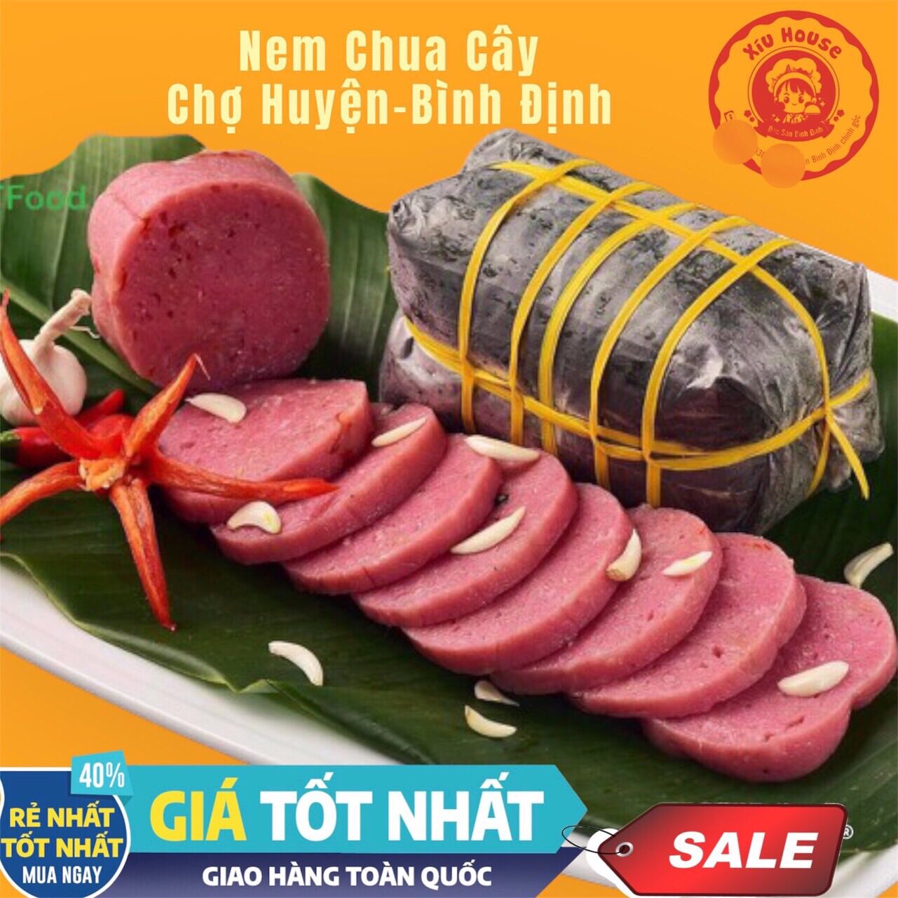 500Gr Nem Chua Cây Chợ Huyện Bình Định