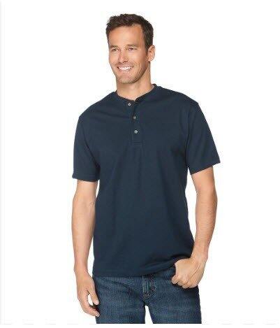 Áo thun nam cổ Henley-Hàng xuất dư xịn-VNXK