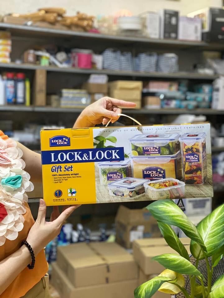 SET BỘ 6 HỘP NHỰA LOCK&LOCK HPL818