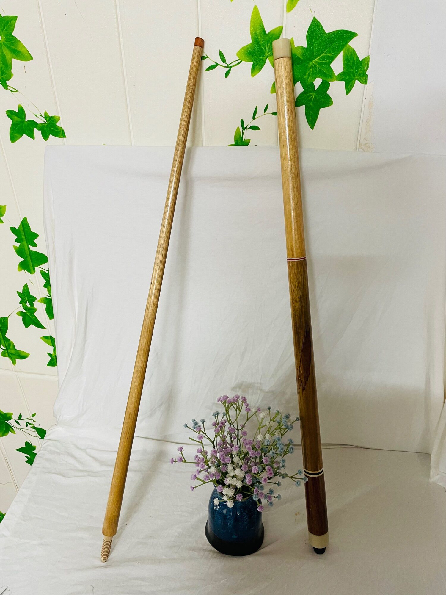 Cơ bida 2 khúc phíp sừng cao cấp, 145cm, 450g. 320k!