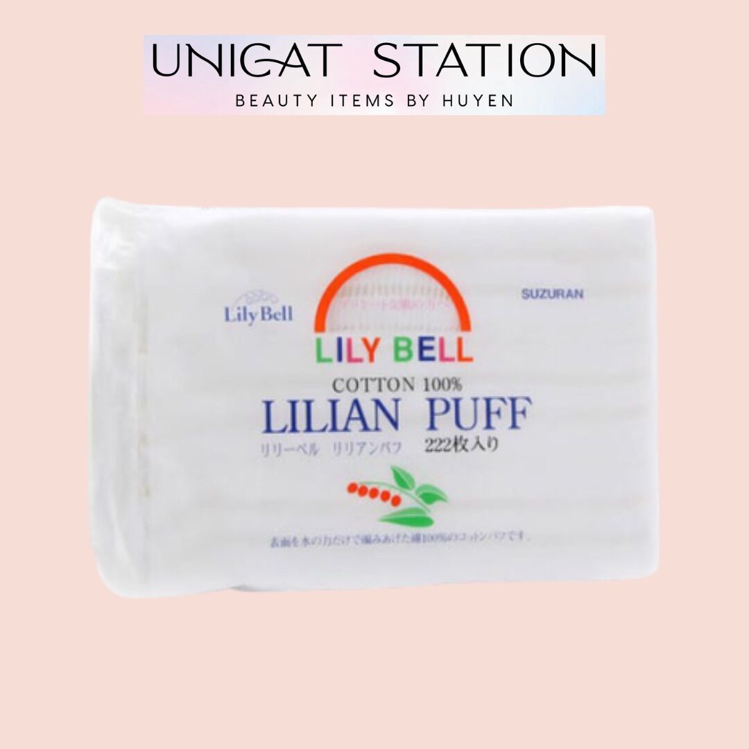 Bông tẩy trang Lily Bell Lilian Puff 222 miếng