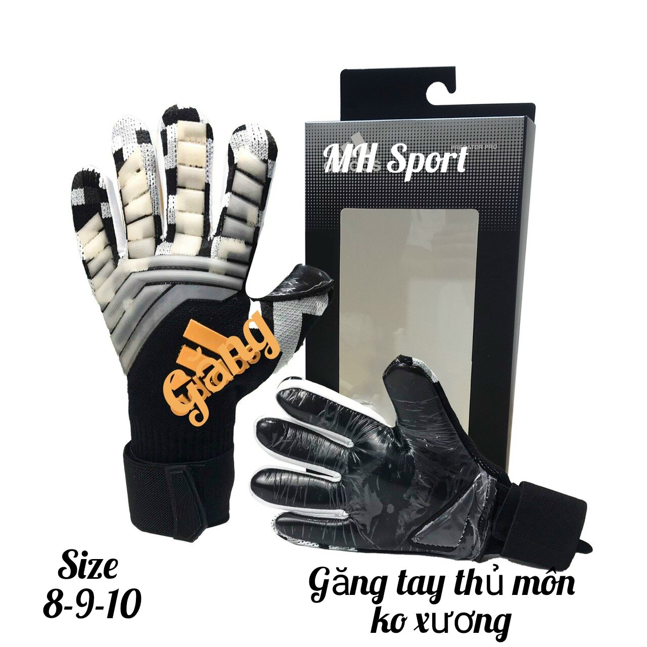 Găng tay thủ môn ko xương Das Predator F1