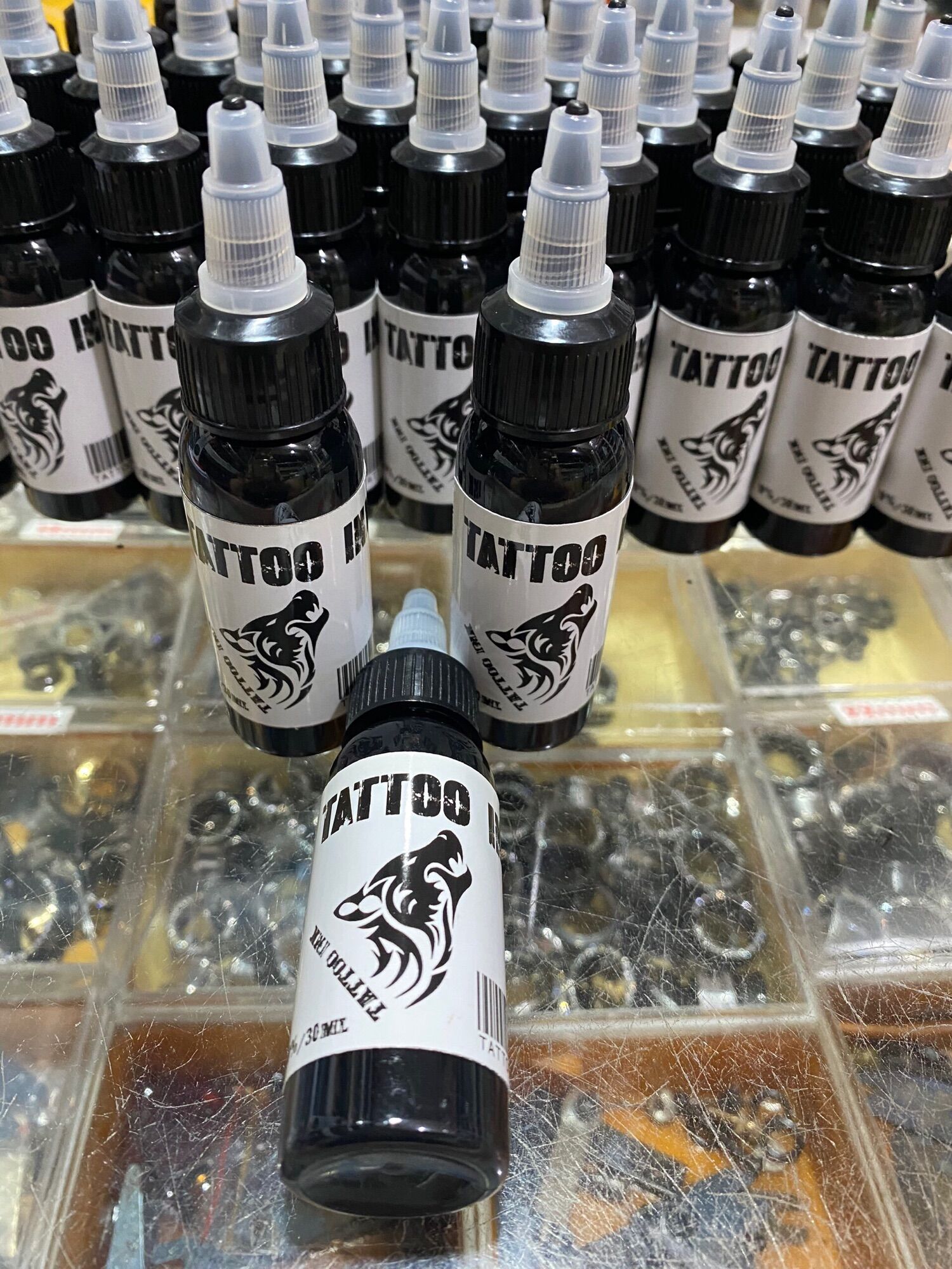 3 mực tập xăm trên da giả Tattooink