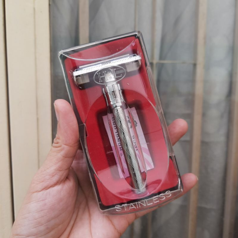 Dao cạo râu Hong Long (xoay mở bỏ luỡi)