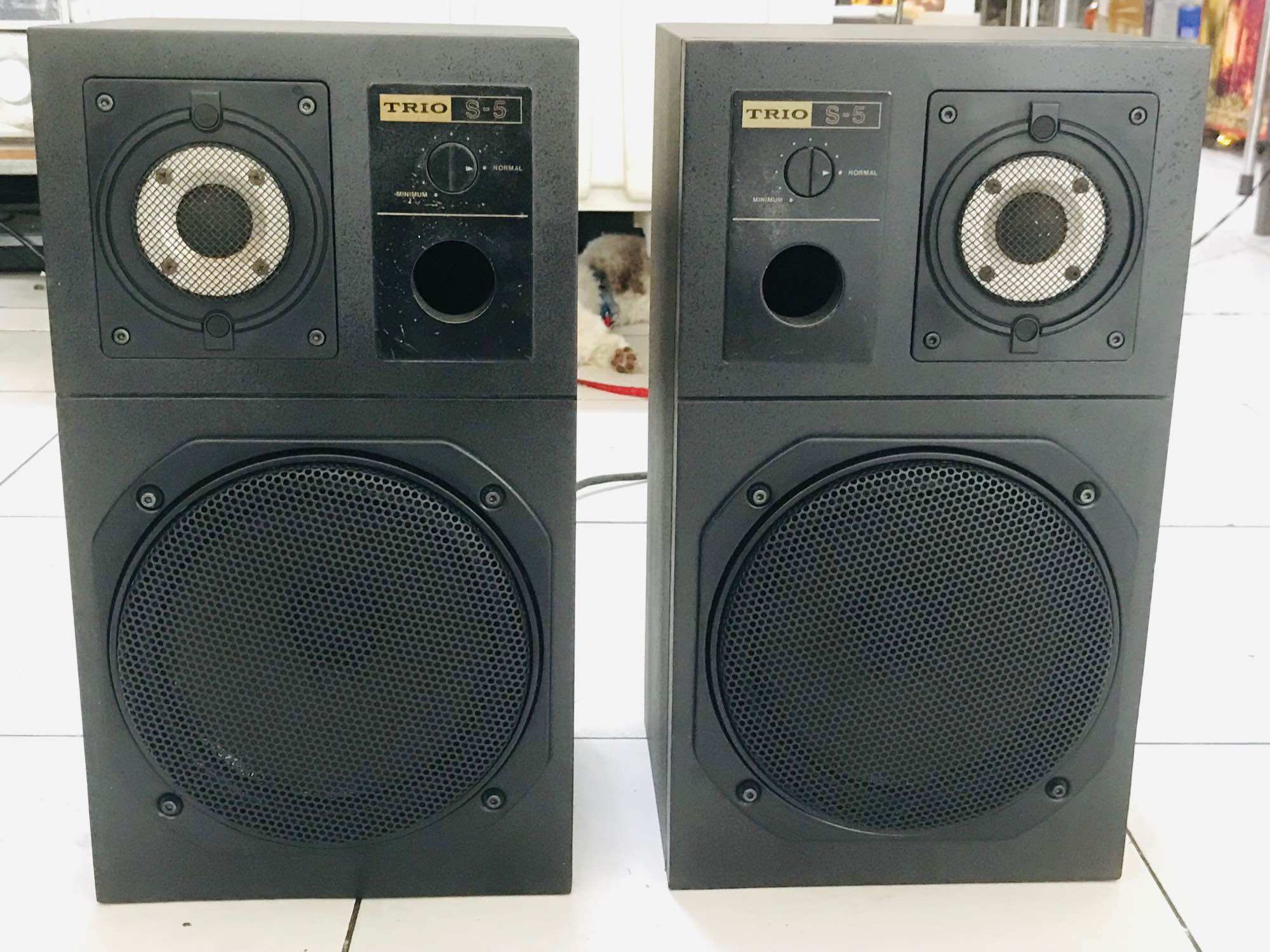 Freeship Cặp Loa TRIO S-5 có thiết kế 2 đường tiếng một Bass 20cm và một Treble dome.